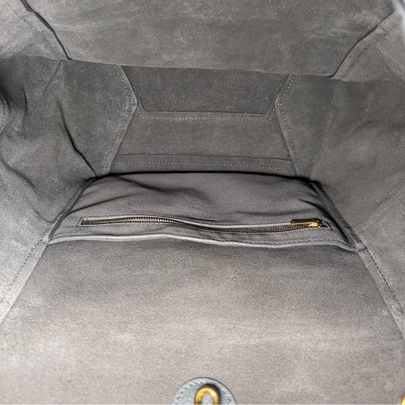 Authentic Celine SANGLE BUCKET BAG IN SOFT GRAINED CALFSKIN IN CLOUD women - Picture 7 of 14